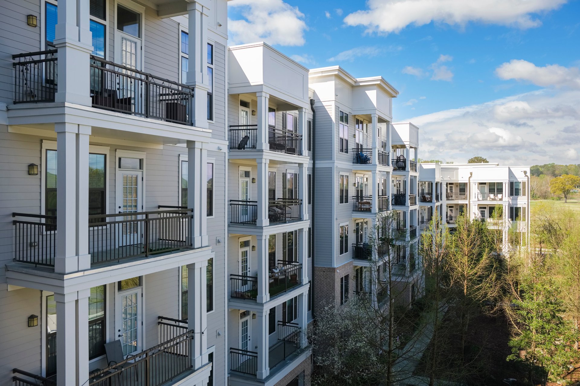 Luxury apartment building